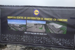 Inauguratie van een nieuw verdeelcentrum van Lidl 